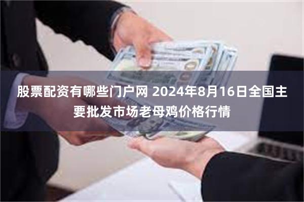 股票配资有哪些门户网 2024年8月16日全国主要批发市场老母鸡价格行情