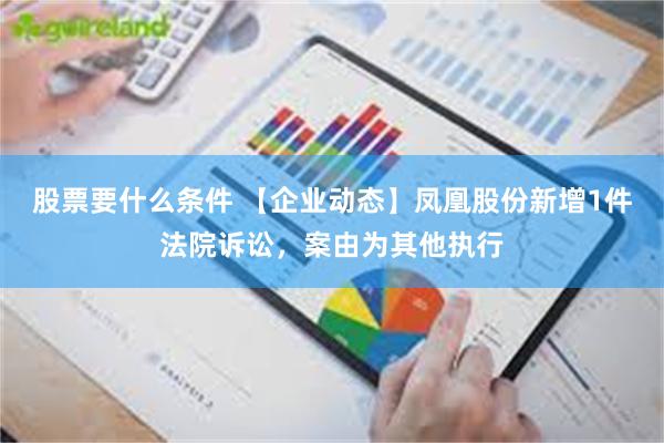 股票要什么条件 【企业动态】凤凰股份新增1件法院诉讼，案由为其他执行