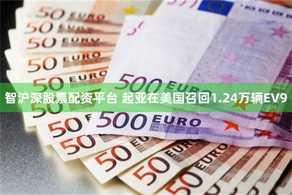 智沪深股票配资平台 起亚在美国召回1.24万辆EV9